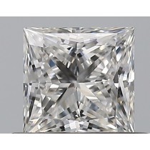 0.46 Carat F-VS2 Princess Cut Natural Diamond